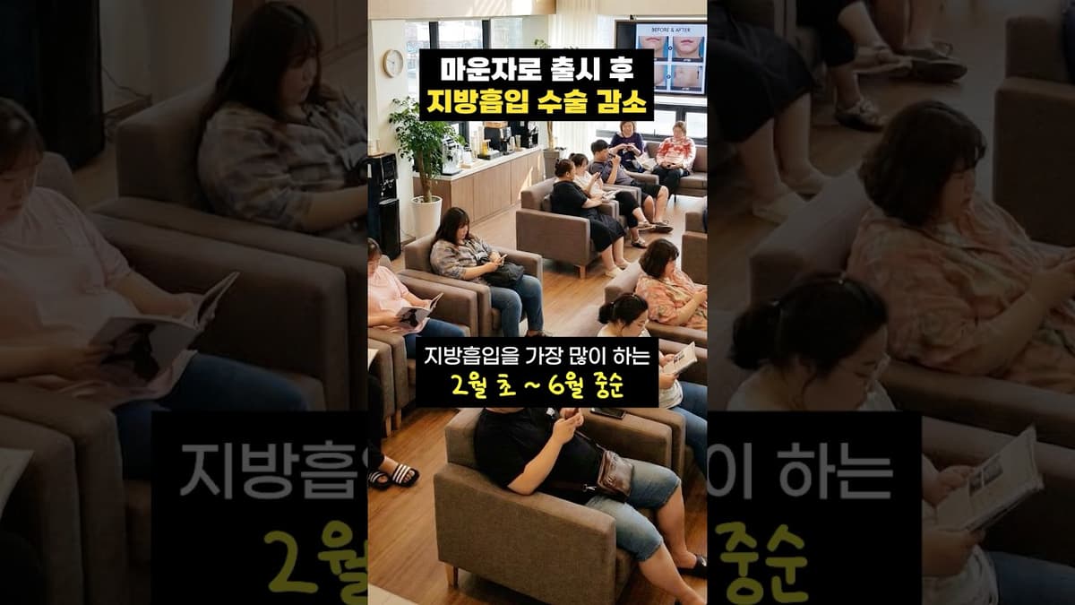 마운자로 출시 후 성형외과 근황